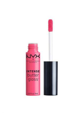 Блески NYX PROFESSIONAL MAKEUP Увлажняющий блеск для губ INTENSE BUTTER GLOSS - PINK MACAROON 19