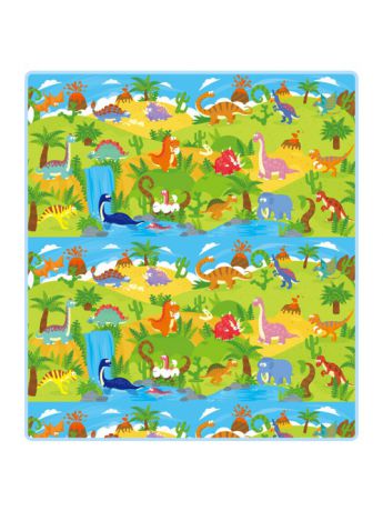 Игровые коврики Mambobaby Развивающий Коврик "Динозавры" Односторонний 200Х180Х0,5См
