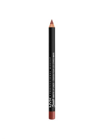 Косметические карандаши NYX PROFESSIONAL MAKEUP Замшевый карандаш для губ SUEDE MATTE LIP LINER - ALABAMA 34