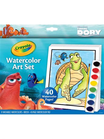 Наборы для рисования Crayola Набор с краской и раскрасками В поисках Дори