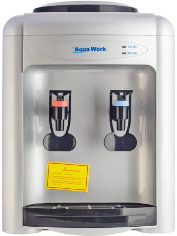 Кулеры для воды Aqua Work Кулер для воды Aqua Work 0.7TK (серебристый), только нагрев, настольный