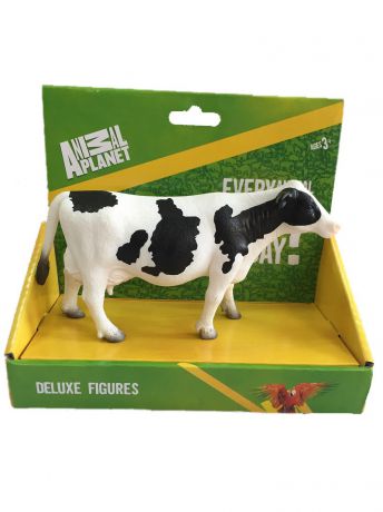 Фигурки-игрушки MOJO Фигурка Mojo (Animal Planet) в индивидуальной упаковке - Корова голштинской породы (L)