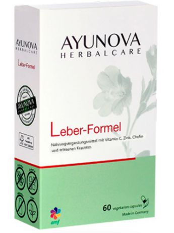 БАДы AYUNOVA Herbalcare Гепатиум фитопрепарат для печени