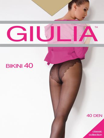 Колготки Giulia Колготки BIKINI 40, 2 пары