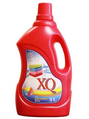 Гели для стирки XQ Средство моющее синтетическое гелеобразное для цветного белья, 3 л