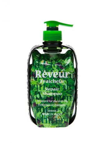 Шампуни Reveur Reveur fraicheur  repair живой бессиликоновый шампунь для восстановления поврежденных волос 340 мл