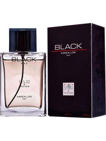 Туалетная вода GEPARLYS Туалетная вода Black for men  Линии KAREN LOW