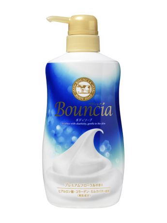 Жидкое мыло COW Увлажняющее мыло для тела со сливками и коллагеном MILKY BODY SOAP BOUNCIA 550 мл