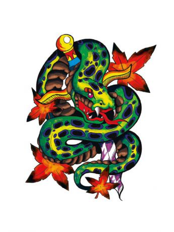 Временные татуировки МнеТату Временное тату Змей