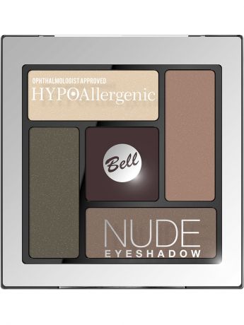 Тени Bell Bell Hypoallergenic сатиново-кремовые тени для век Nude Eyeshadow Тон 04