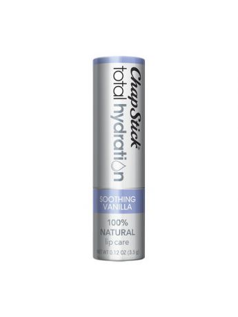 Блески ChapStick Chapstick Total Hydration Lip Balm, Soothing Vanilla. Бальзам для губ Абсолютное увлажнение, Ваниль.