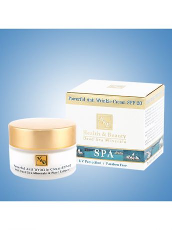 Кремы Health & Beauty Крем для лица Health & Beauty от морщин интенсивный SPF-20, 50м