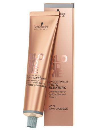 Краски для волос Schwarzkopf Professional Blondme white blending sand осветляющий бондинг-крем для седых волос, песок, 60 мл