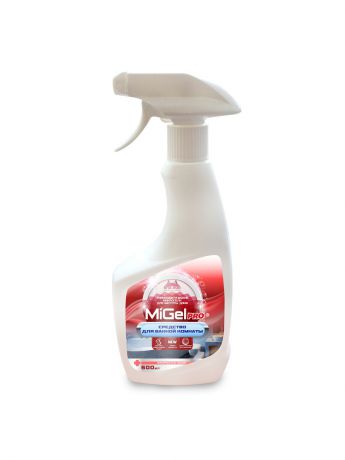 Средства для мытья посуды МиГель Migel Pro НАНО для ванной комнаты, кафеля, плитки - органическое 500 мл.