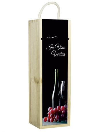 Подарочные коробки Contento Подарочная коробка для вина "In vino Veritas"