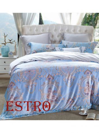 Постельное белье ESTRO Комплект постельного белья семейный, тенсел, ANTONELLA