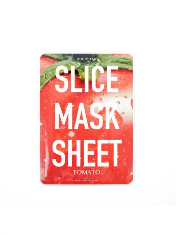 Косметические маски KOCOSTAR Маска-слайс для лица "Томат",  20мл/ SLICE MASK SHEET (TOMATO)