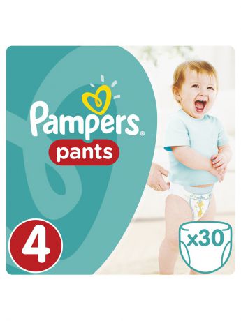 Подгузники детские Pampers Трусики Pampers Pants 9-14кг, размер 4, 30 шт.