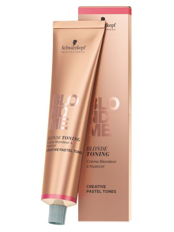 Краски для волос Schwarzkopf Professional Blondme toning apricot тонирующий бондинг-крем, абрикос, 60 мл