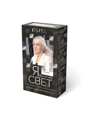 Краски для волос ESTEL Интенсивный осветлитель для волос "Я выбираю СВЕТ" ESTEL, тон серебристый