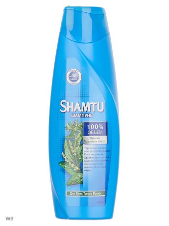 Шампуни SHAMTU Shamtu Шампунь 360 мл Против ломкости волос с экстрактом крапивы
