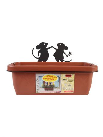 Кронштейны садовые Duck and Dog Настенный ящик для цветов "Мышки"