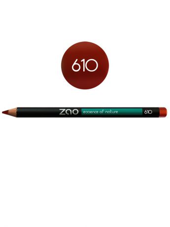 Косметические карандаши ZAO Zao карандаш для глаз, бровей, губ 610 (медно-красный) (1,14 г)