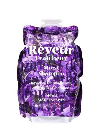 Шампуни Reveur Reveur fraicheur moist живой бессиликоновый шампунь для увлажнения волос 340 мл сменный блок