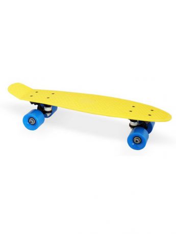 Скейтборды Moove&Fun Скейт пластиковый 22х6", желтый