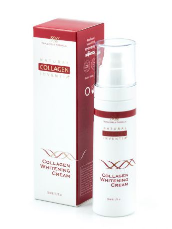 Кремы Natural Collagen Inventia Крем для лица коллагеновый осветляющий Collagen Whitening Cream