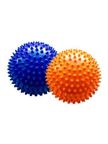 Мячики МалышОК Набор мячей ёжиков  оранжевый+синий в подарочной упаковке