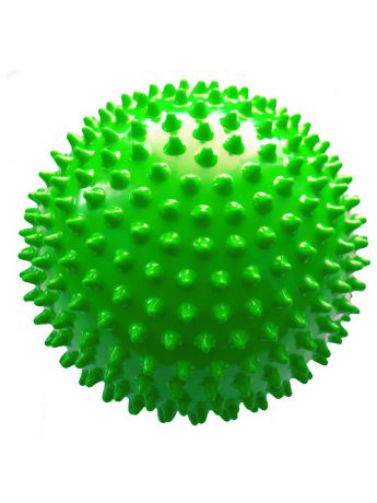 Мячики МалышОК Мяч ёжик  зеленый в подарочной упаковке.