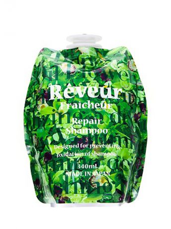 Шампуни Reveur Reveur fraicheur живой бессиликоновый шампунь для восстановления поврежденных волос 340мл см блок