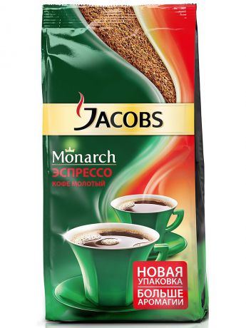 Кофе Jacobs Кофе молотый Jacobs Monarch Espresso 230гр