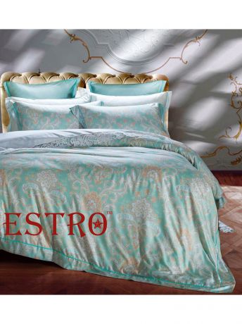 Постельное белье ESTRO Комплект постельного белья семейный, тенсел, ORNELLA