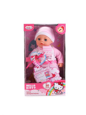 Куклы Карапуз Пупс  Hello Kitty 30см, озвученный с мягким телом.