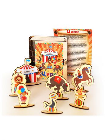 Игровые наборы 1Toy Развивающая игрушка: настольный театр "Цирк"