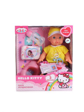 Куклы Карапуз Пупс  Hello Kitty 35см с 3-мя функциями.