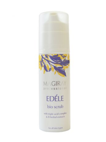 Скрабы Magiray Cosmetics Увлажняющий Крем скраб для сухой кожи bio-scrub EDELE