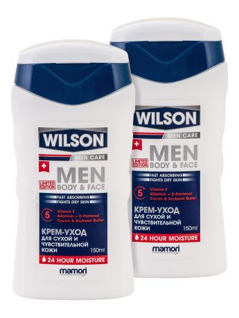 Кремы Wilson Набор для мужчин:крем-уход Men Care Men Body & Face для сухой и чувствительной кожи