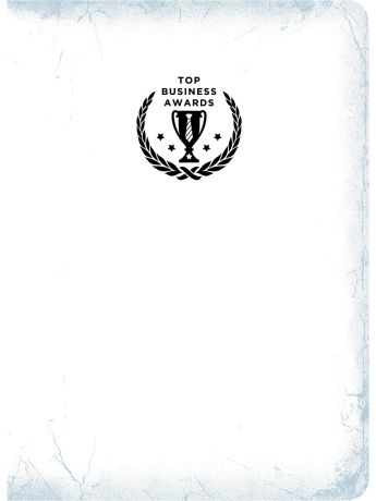 Блокноты Эксмо Блокнот Top Business Awards - нелинованный (белое серебро, желтые страницы)