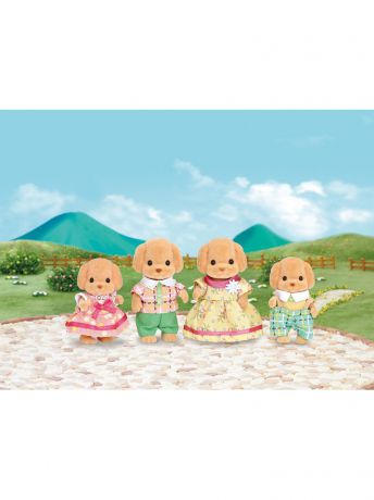 Фигурки-игрушки Sylvanian Families Набор "Семья Той Пуделей"