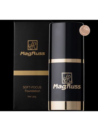 Тональные кремы MagRuss Инновационный тональный крем SOFT-FOCUS Foundation, 30 ml