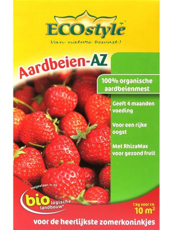 Удобрения ECOstyle Натуральное органическое удобрение  "Aarbaden-AZ" для ягодных и фруктовых культур, 1кг на 10 кв. м
