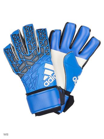 Вратарские перчатки Adidas Вратарские перчатки взр. ACE LEAGUE BLUE/CBLACK/WHITE/SH