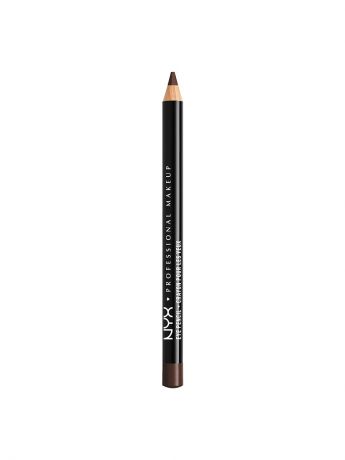 Косметические карандаши NYX PROFESSIONAL MAKEUP Карандаш для глаз Slim eye pencil - BLACK BROWN 931