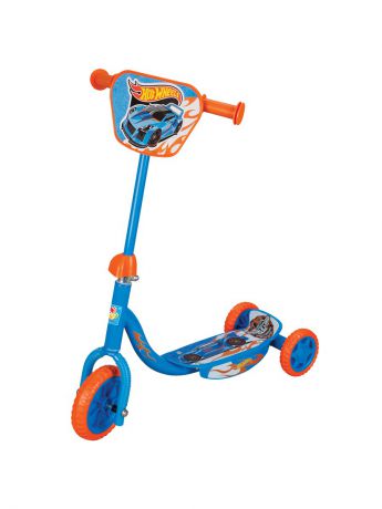 Самокаты 1Toy Самокат Hot wheels 3-хкол. EVA 6"/4", декор.панель