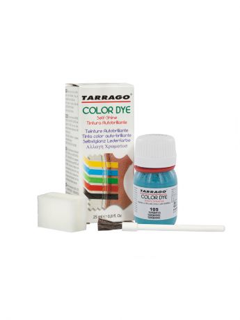 Краски для обуви Tarrago Краситель  для гладкой кожи  TDC01 COLOR DYE, стекло, 25мл. (105 бирюзовый)