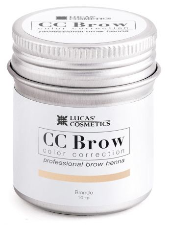 Краски для волос CC Brow Хна для бровей в баночке (русый), 10 гр