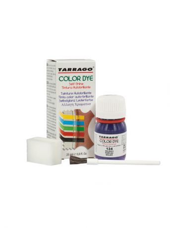 Краски для обуви Tarrago Краситель  для гладкой кожи TDC01 COLOR DYE, стекло, 25мл. (124 темно-фиолетовый)
